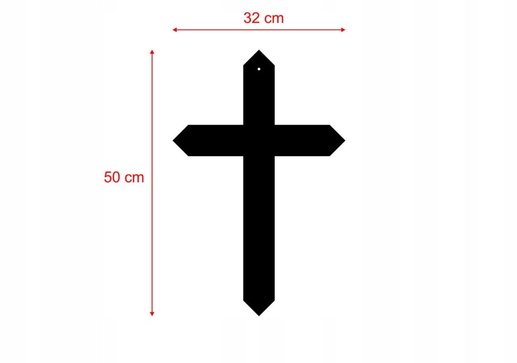 Wandkreuz KNS015 50 cm - Image 4