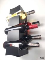 Hängendes Weinregal 5 Flaschen 40 cm - Image 4