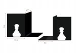 Buchstützen Schachfigur Bauer p63 - Image 3