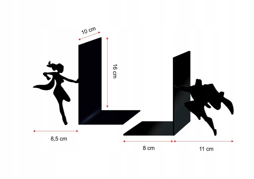 Buchstützen Superheld 2 Stück - Image 2