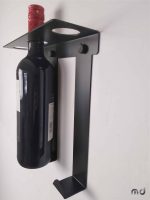 Hängendes Weinregal Weinständer 3 Flaschen 28 cm - Image 3