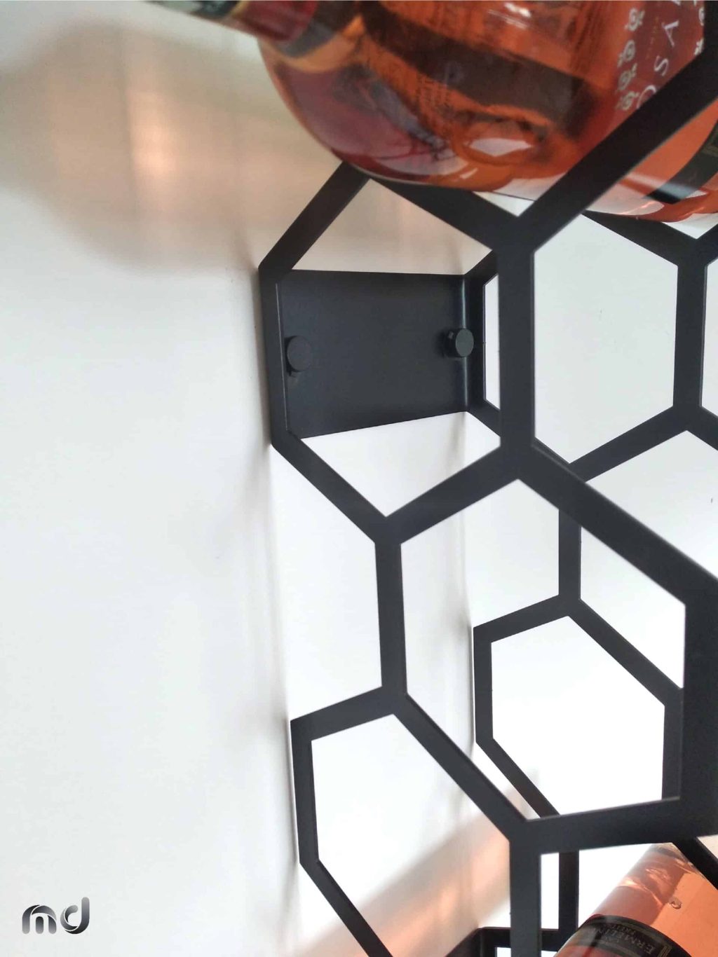 Weinregal Weinständer Hexagon 9 Flaschen 83 cm - Image 3