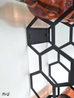 Weinregal Weinständer Hexagon 9 Flaschen 83 cm - Image 3