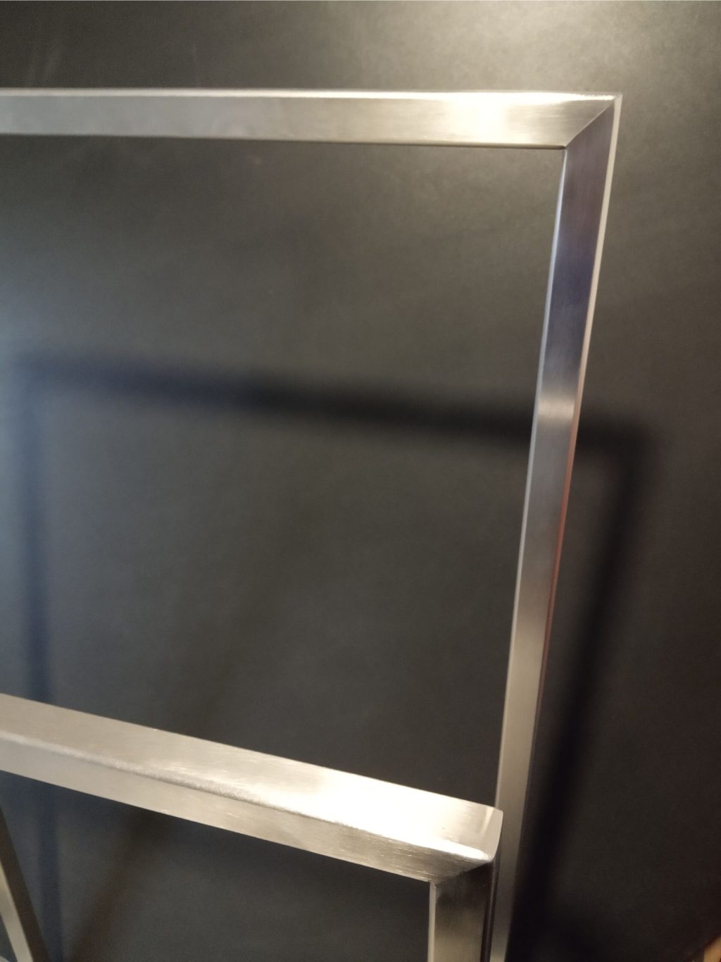 Handtuchhalter stehend doppelt Edelstahl geschliffen L - Image 7