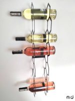 Weinregal Weinständer Hexagon 9 Flaschen 83 cm - Image 2