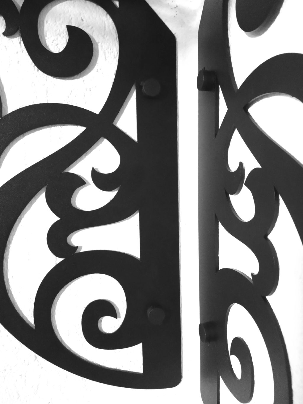 Eck Wandregal Metall Spitze 37 cm - Image 6