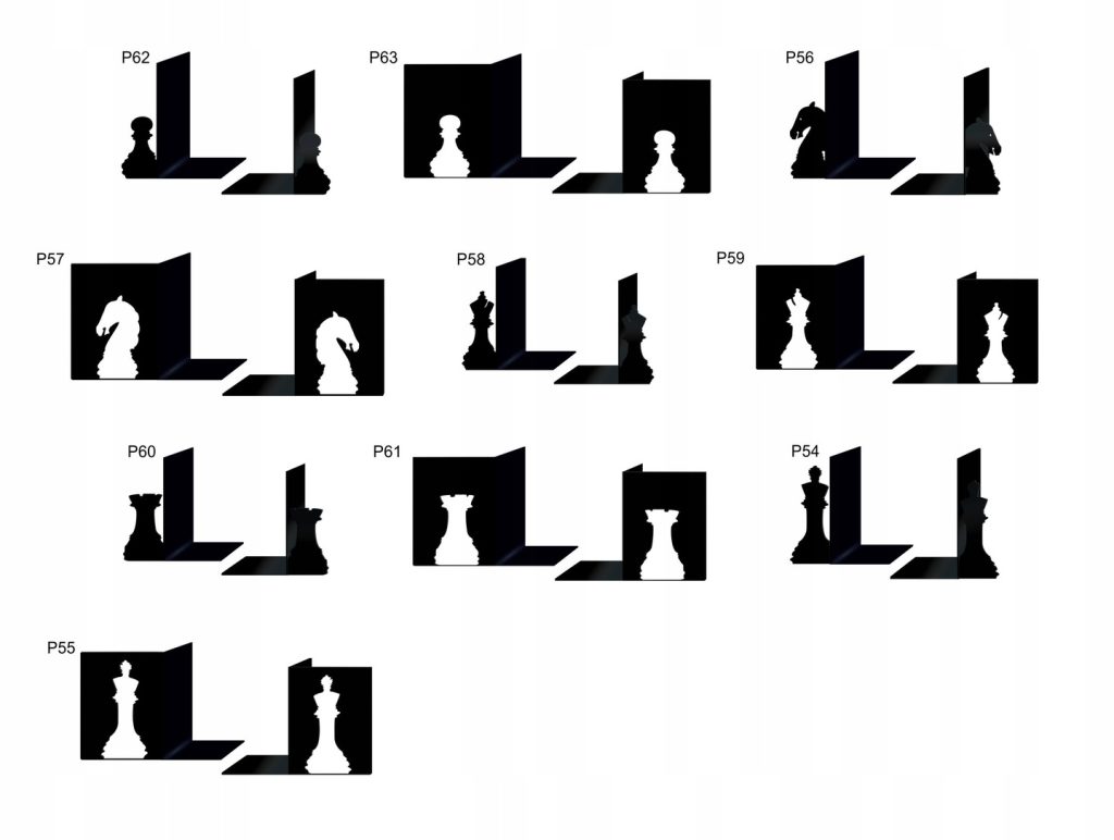 Buchstützen Schachfigur König p55 - Image 4