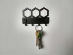 Wieszak metalowy na klucze heksagon WIE82 10cm - Image 3