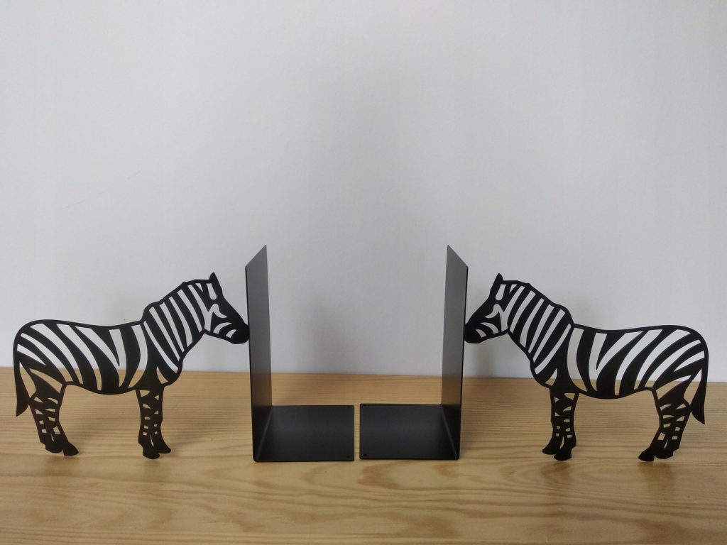 Buchstützen für Zimmer Zebra 2 Stück p83 - Image 6