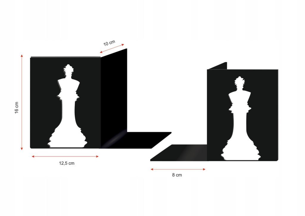 Buchstützen Schachfigur König p55 - Image 3