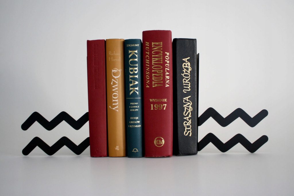 Buchstützen Sternzeichen Wassermann 2 Stück p34 - Image 4