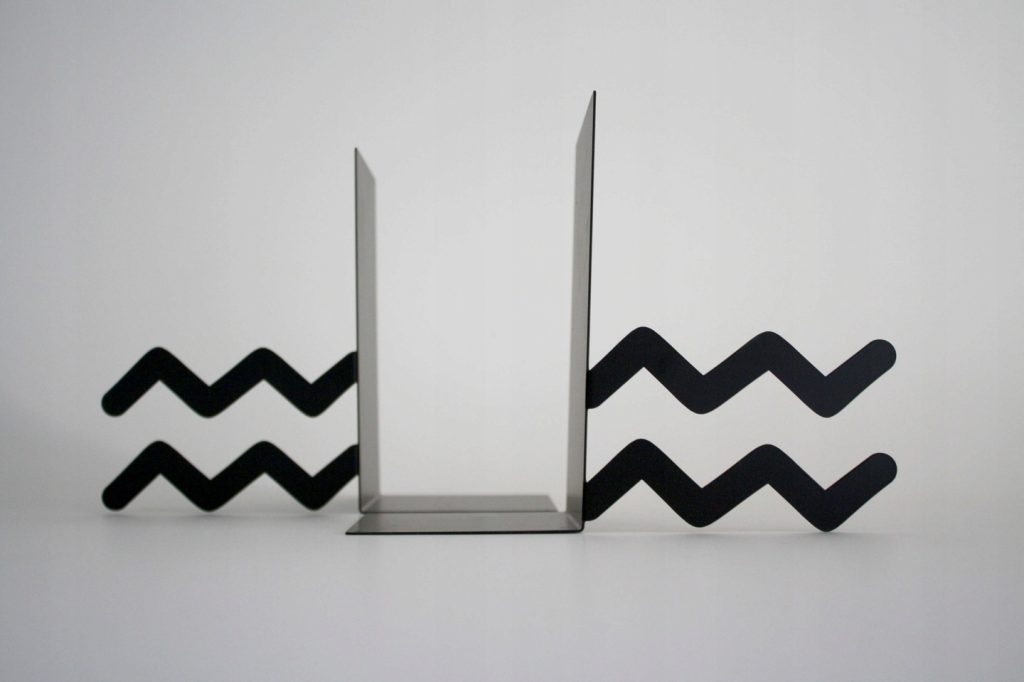 Buchstützen Sternzeichen Wassermann 2 Stück p34 - Image 3