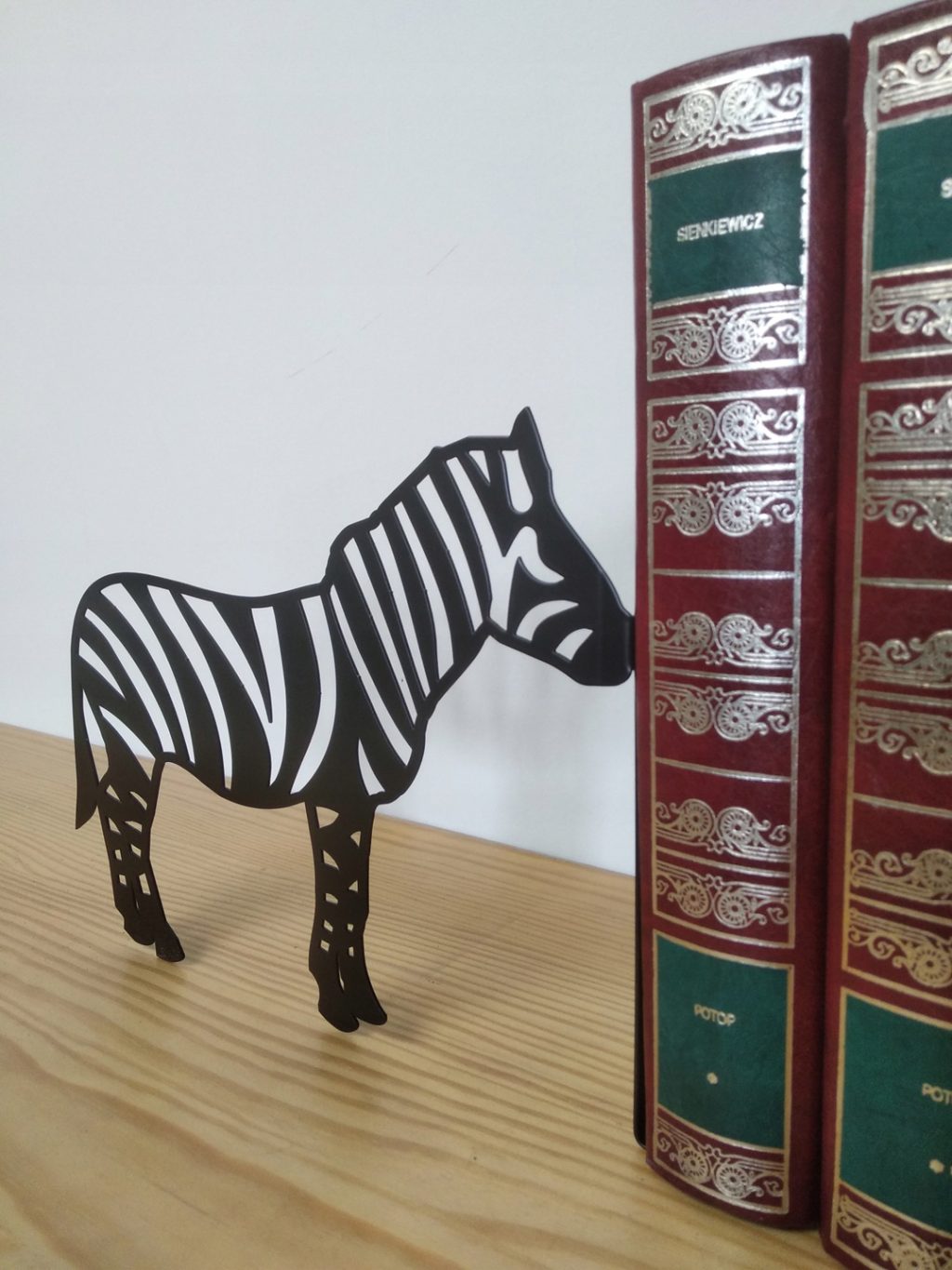 Buchstützen für Zimmer Zebra 2 Stück p83 - Image 5