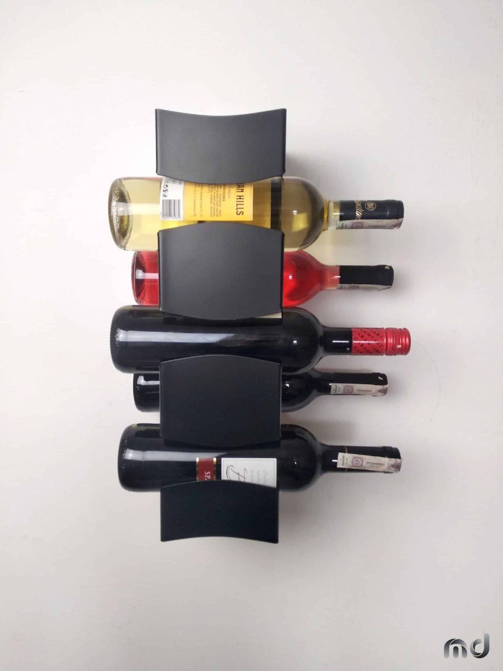 Hängendes Weinregal 5 Flaschen 40 cm - Image 3