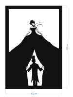 Metall Wandbild Zirkus 102x150 cm - Image 4