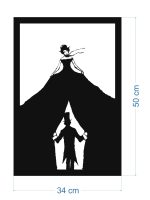 Metall Wandbild Zirkus 34x50 cm - Image 2