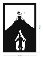 Metall Wandbild Zirkus 68x100 cm - Image 2