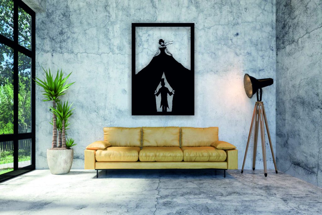 Metall Wandbild Zirkus 68x100 cm - Image 3