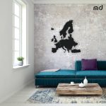 Metall Weltkarte DES039 130 cm - Image 3