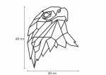 geometrisches Wanddeko Metall Adler 60 cm - Image 2