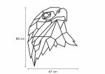 geometrisches Wanddeko Metall Adler 80 cm - Image 2