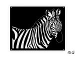 Metall Bild Zebra DES083 60 cm