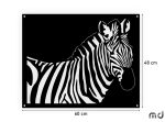 Metall Bild Zebra DES083 60 cm - Image 2