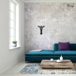 Wandfigur Engel Metall KNS008 50 cm - Image 4