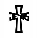 Wandkreuz Metall KNS003 15 cm