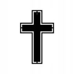Wandkreuz KNS014 30 cm