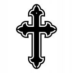 Wandkreuz KNS017 50 cm