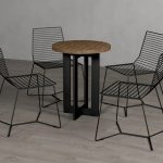 Tischbein Kreuz gerade Seite S