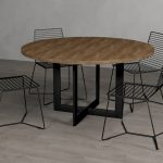 Tischbein Kreuz gerade Seite L