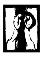 Metall Wandbild Liebespaar 114x150 cm