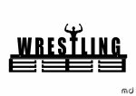 Medaillenhalter Wrestling 60 cm