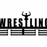 Medaillenhalter Wrestling 60 cm