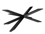 Metallbein für Tisch unter Glasplatte Spider Slim L