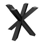 Metallfuß für Tisch unter Glasplatte Spider Slim S