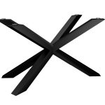 Tischgestell unter Glasplatte Spinne Schmal M