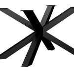 Kreuz Tischgestell Schmal Loft Spinne M
