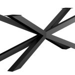 Kreuz Tischgestell Schmal Loft Spinne XL