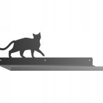 Kinder Wandregal Metall Katze POL017 45 cm