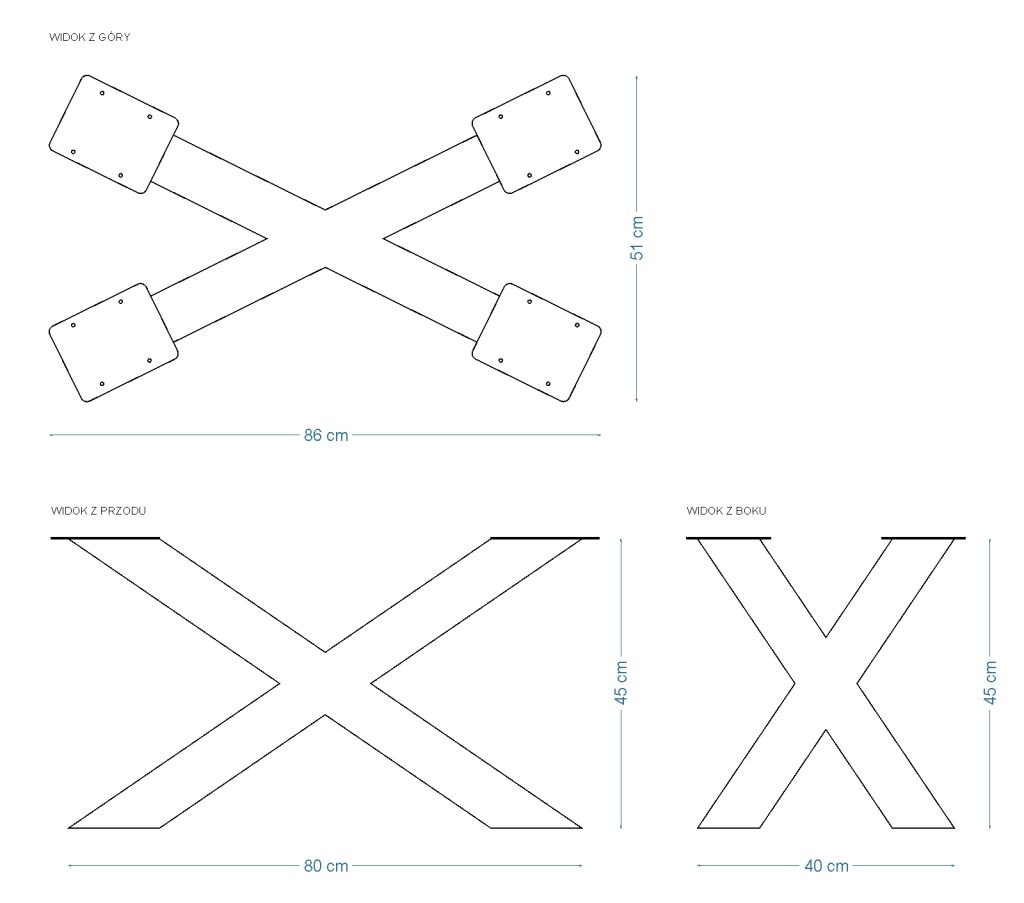 Couchtisch Gestell Metall Spinne Heavy M - Image 3