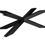 Metallbein für Tisch unter Glasplatte Spider Heavy L