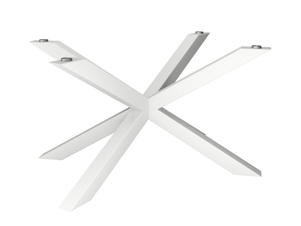 Tischbein aus Metall unter Glasplatte Spinne Breit M - Image 2