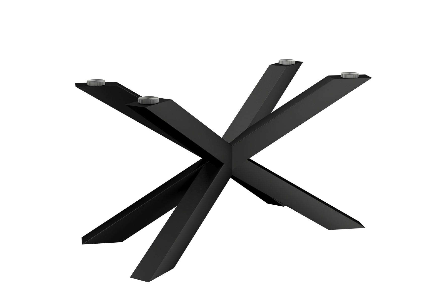 Metallbein für Tisch unter Glasplatte Spider Slim M Metallbein für Tisch unter Glasplatte Spider Slim M