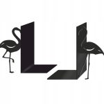 Buchstützen für Regal Flamings 2 Stück p81