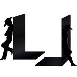 Buchstützen Cowboy 2 Stück p6