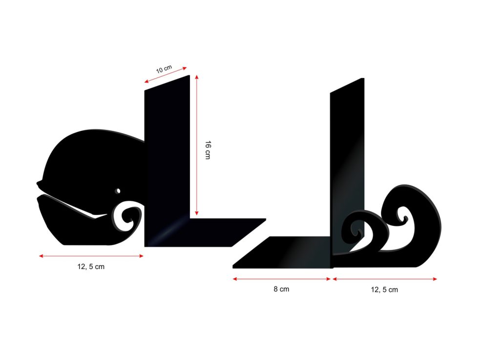 Buchstützen Wal 2 Stück p17 - Image 2