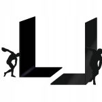 Buchstützen Diskuswerfer 2 Stück p23